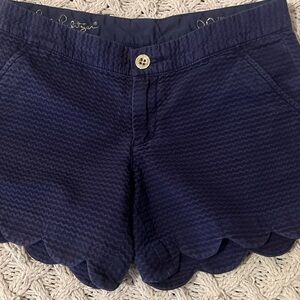 Lilly Pulitzer The Buttercup Shorts Navy size 00